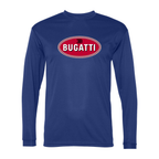 Men's Bugatti Car -  Polyester Long Sleeve T-Shirt