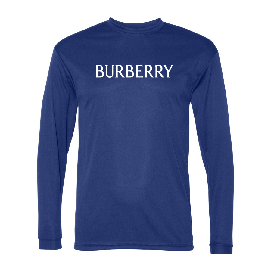 Men's Burberry Polyester Long Sleeve T-Shirt