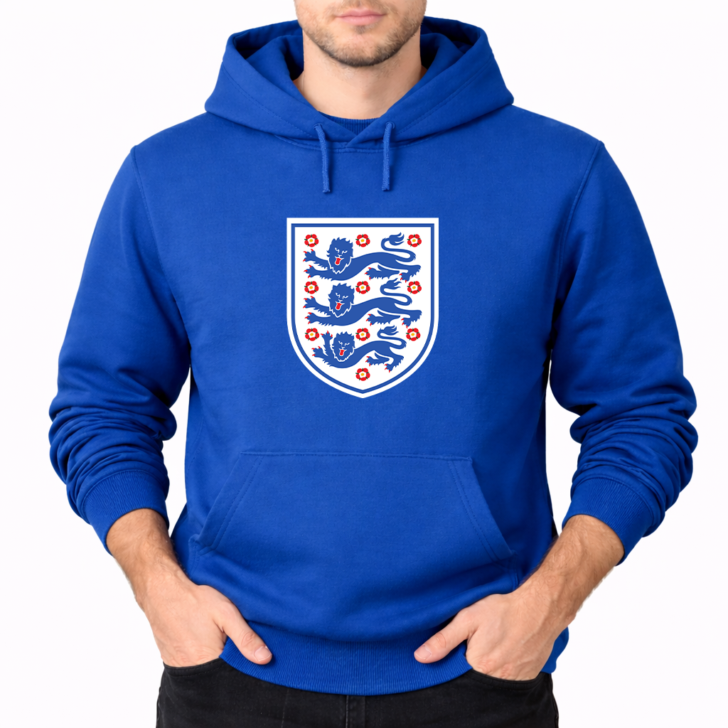 Men's England National Football Team Pullover Hoodie