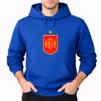 Men's Spain Red Logo National Soccer Team Pullover Hoodie