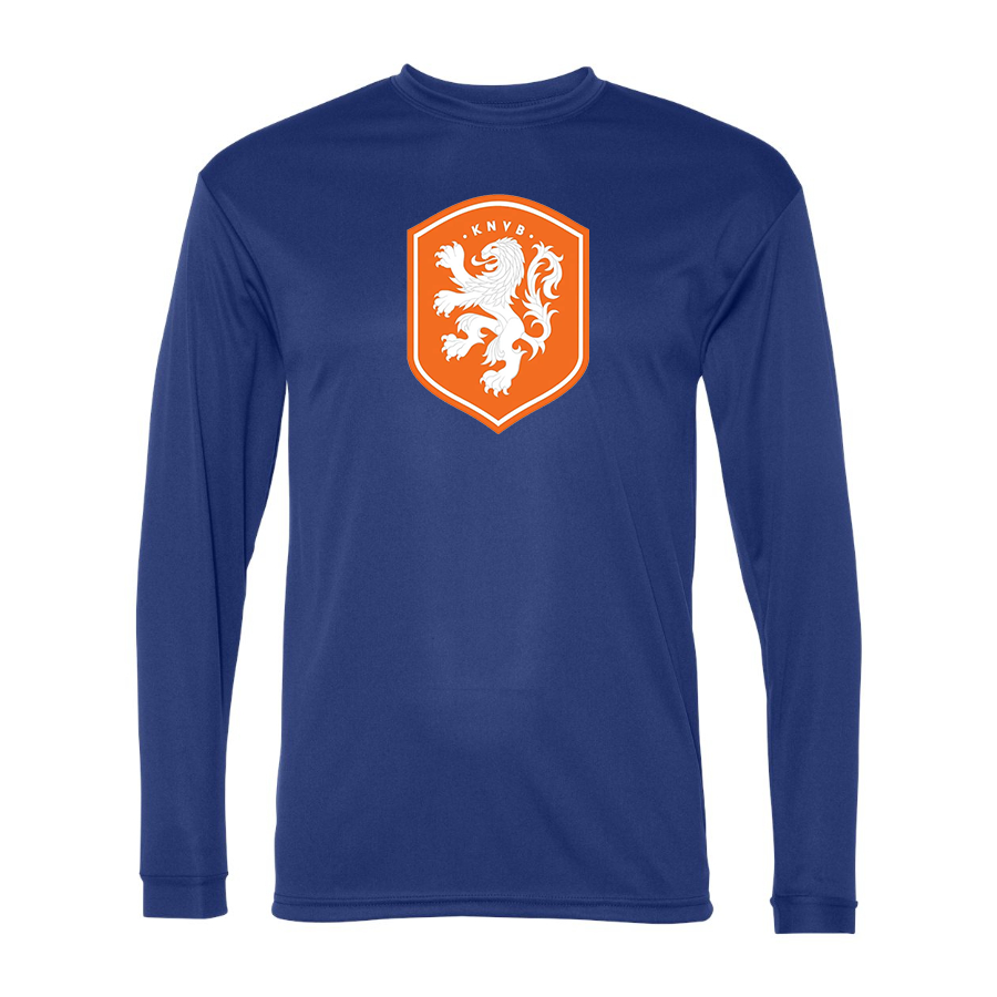 Men’s Netherlands National Soccer Team - C2 Sport - Performance Long Sleeve T-Shirt - 5104