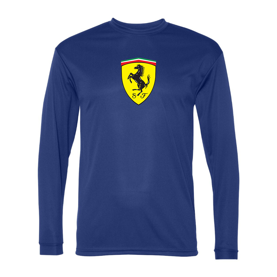 Men’s  Ferrari Motorsport Car - C2 Sport - Performance Long Sleeve T-Shirt - 5104