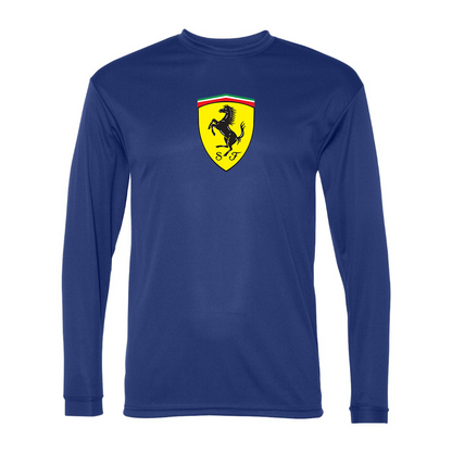 Men’s  Ferrari Motorsport Car - C2 Sport - Performance Long Sleeve T-Shirt - 5104