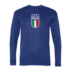 Men’s Italy National Soccer Team  - C2 Sport - Performance Long Sleeve T-Shirt - 5104
