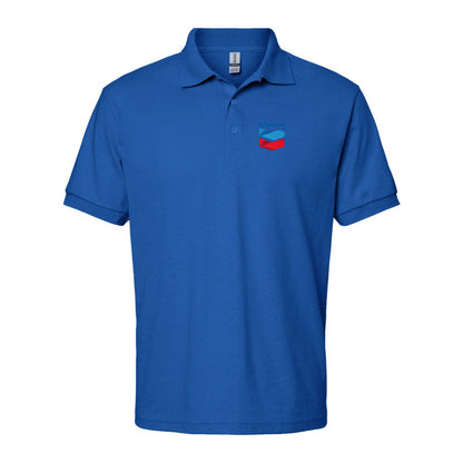 Men's Chevron Gas Station  Dry Blend Polo