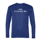 Men's Coach Polyester Long Sleeve T-Shirt