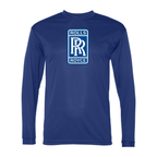 Men's Rolls Royce Car -  Polyester Long Sleeve T-Shirt