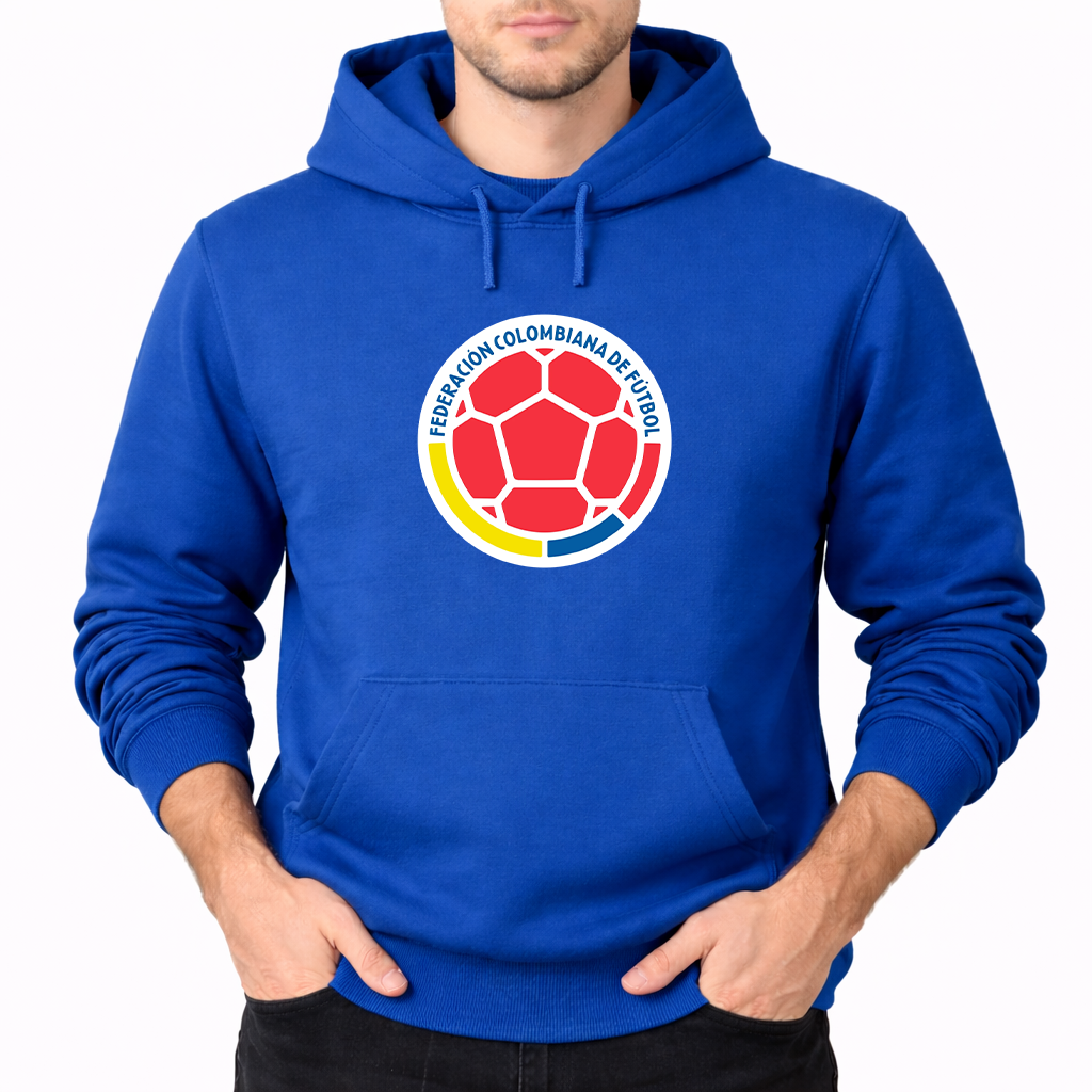 Men's Colombia National Soccer Team Pullover Hoodie