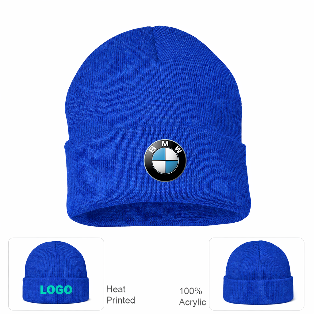 BMW Motorsports Car Cuffed Beanie Hat