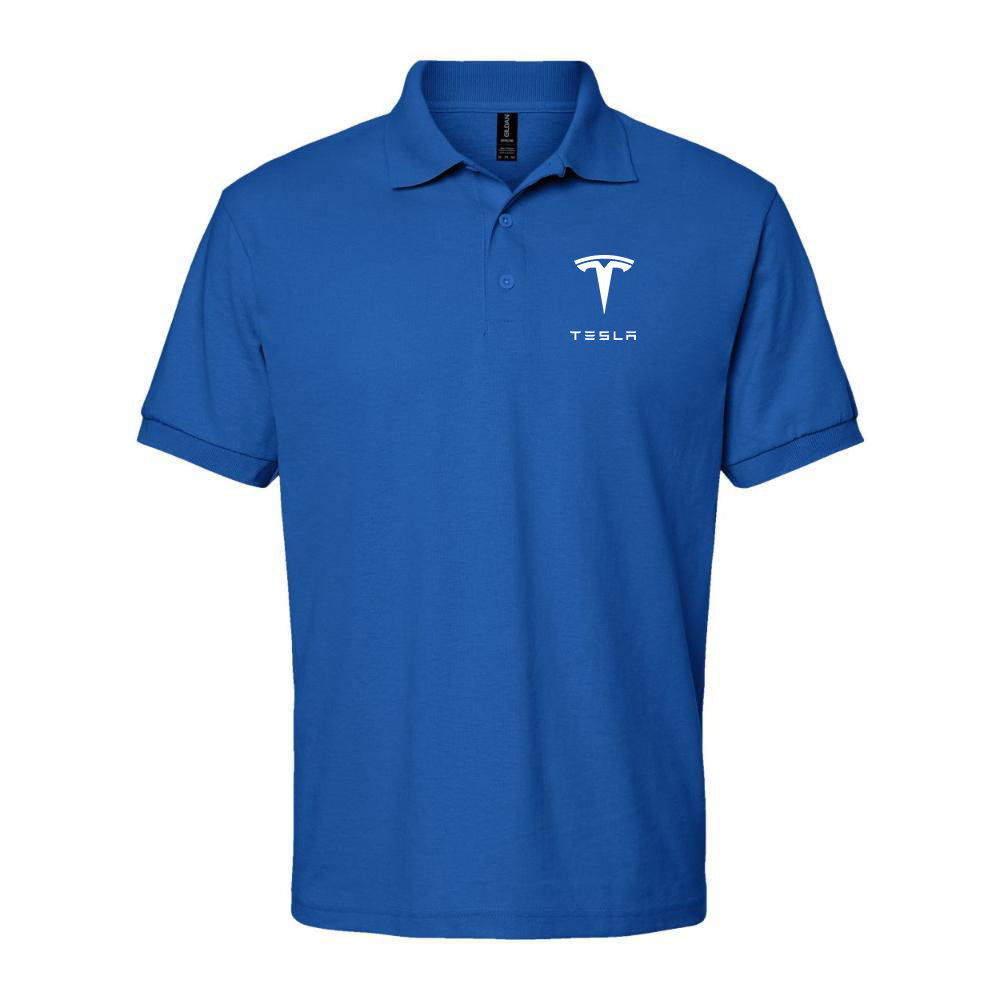 Men’s Tesla Motorsports Car Dry Blend Polo