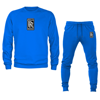 Men’s Rolls Royce Motorsport Car Crewneck Sweatshirt Joggers Suit