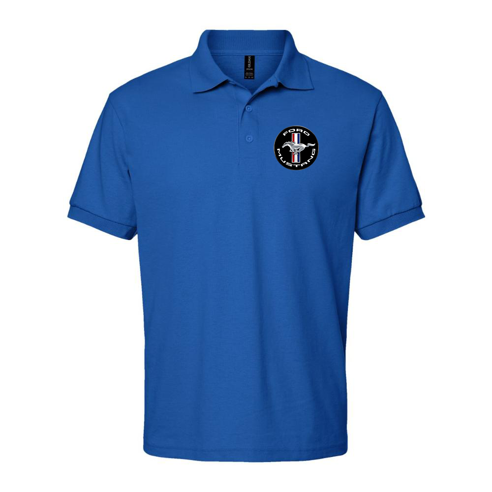 Men’s Ford Mustang Motorsport Car Dry Blend Polo