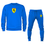 Men’s Ferrari Motorsport Car Crewneck Sweatshirt Joggers Suit