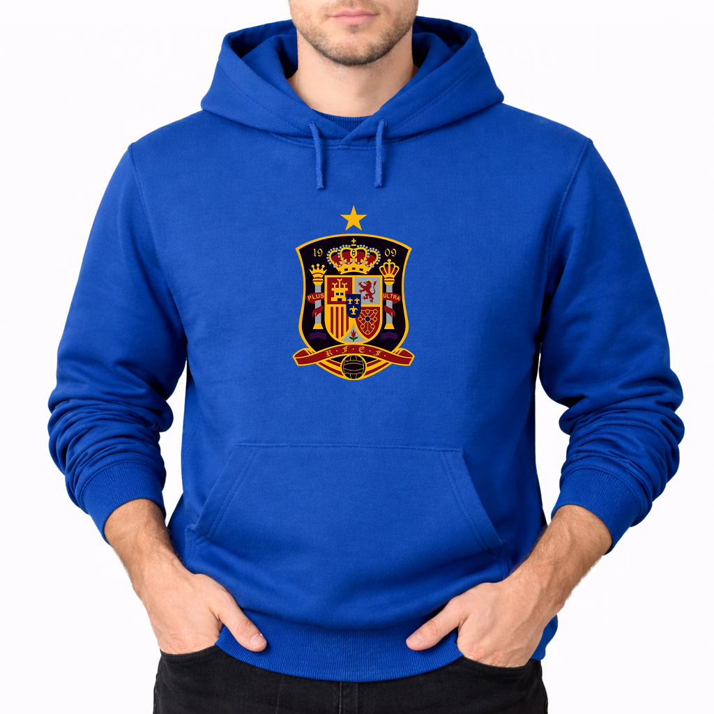 Men's Spain National Soccer Team Pullover Hoodie