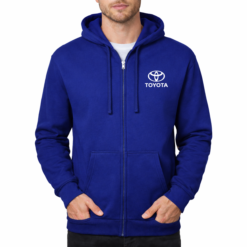Men’s Toyota Motorsport Car Zipper Hoodie