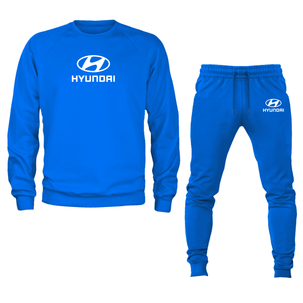 Men’s Hyundai Car Crewneck Sweatshirt Joggers Suit