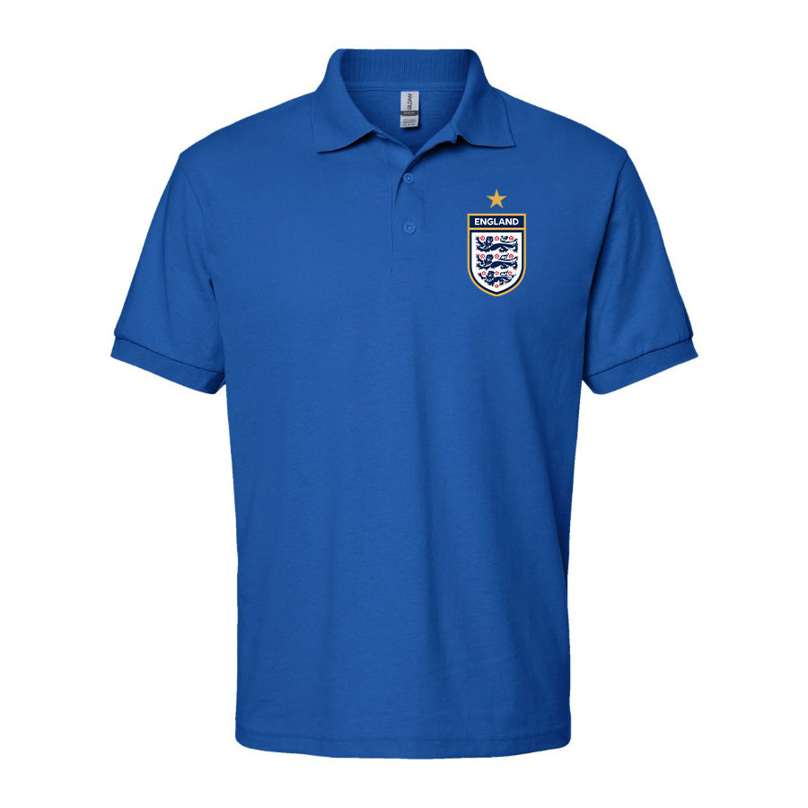 Men's England National Soccer Team Dry Blend Polo