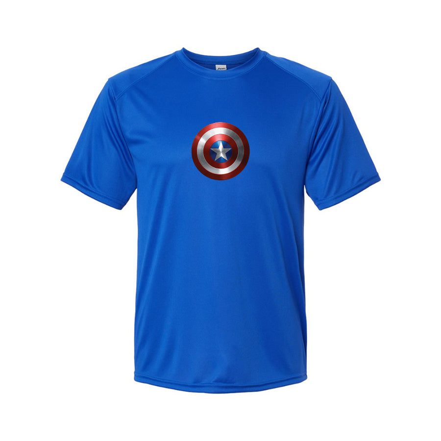 Men's Captain Apmerica Polyester T-Shirt
