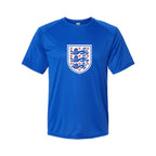 Youth Kids England National Football Team Performance T-Shirt