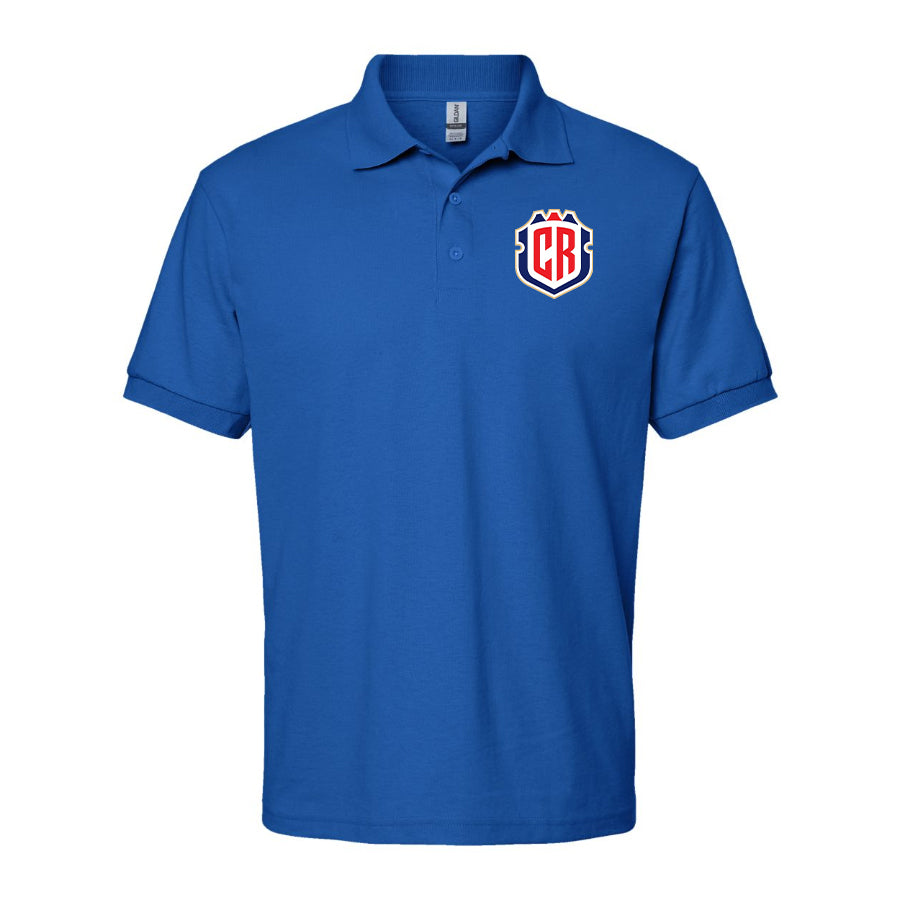 Men's Costa Rica National Soccer Team Dry Blend Polo