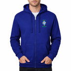 Men's Brasil National Soccer Team Zipper Hoodie