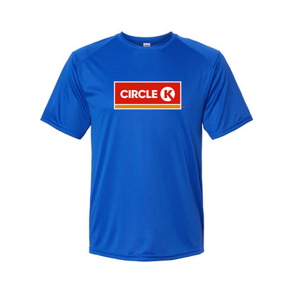 Men's Circle K Gas Station  Polyester T-Shirt