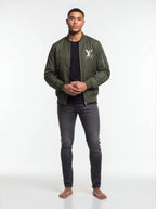 Men's Louis Vuitton Lightweight Bomber Jacket Windbreaker Softshell Varsity Jacket Coat