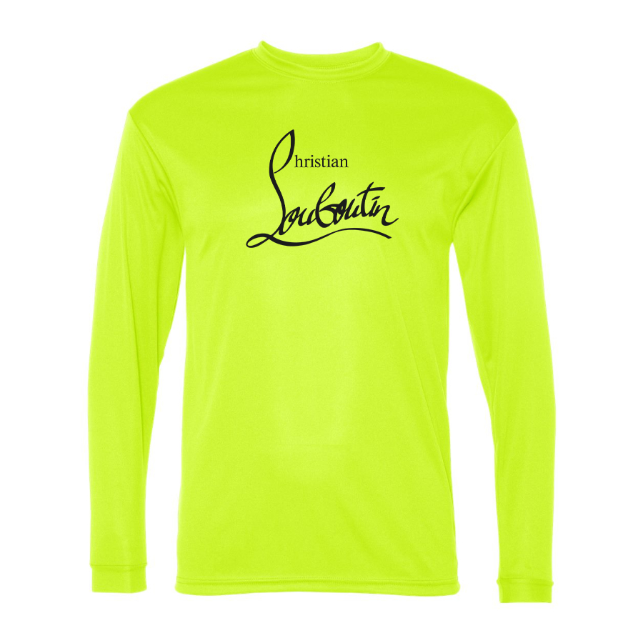 Men's Christian Louboutin Polyester Long Sleeve T-Shirt