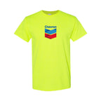 Youth Kids Chevron Gas Station  Cotton T-Shirt