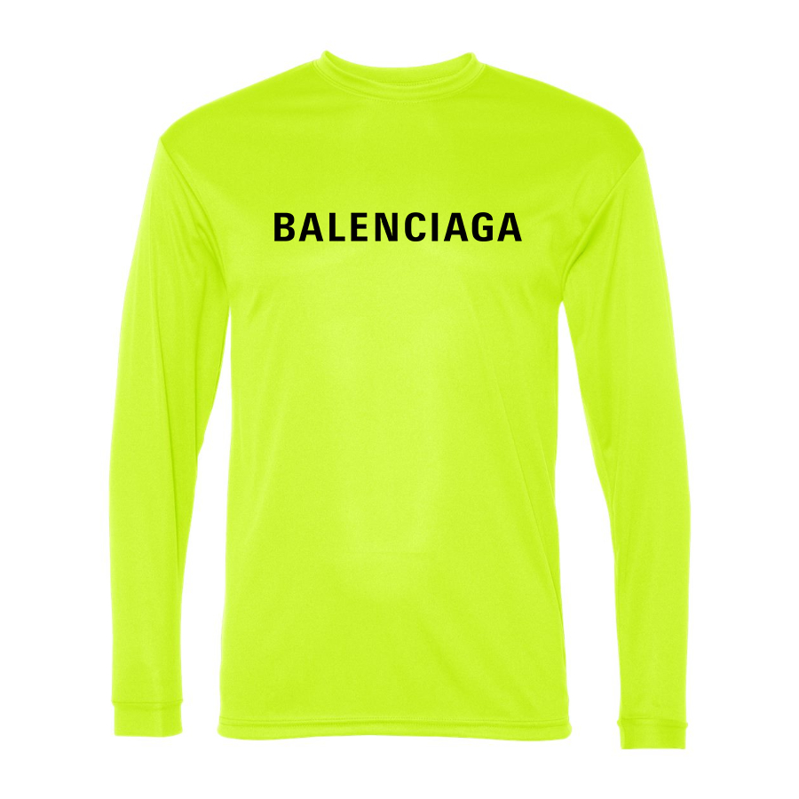 Men's Balenciaga Polyester Long Sleeve T-Shirt