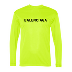 Men's Balenciaga Polyester Long Sleeve T-Shirt
