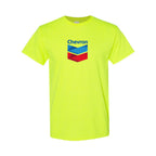 Men's Chevron Gas Station  Cotton T-Shirt
