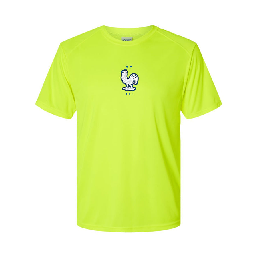 Men's France National Soccer Team Performance T-Shirt