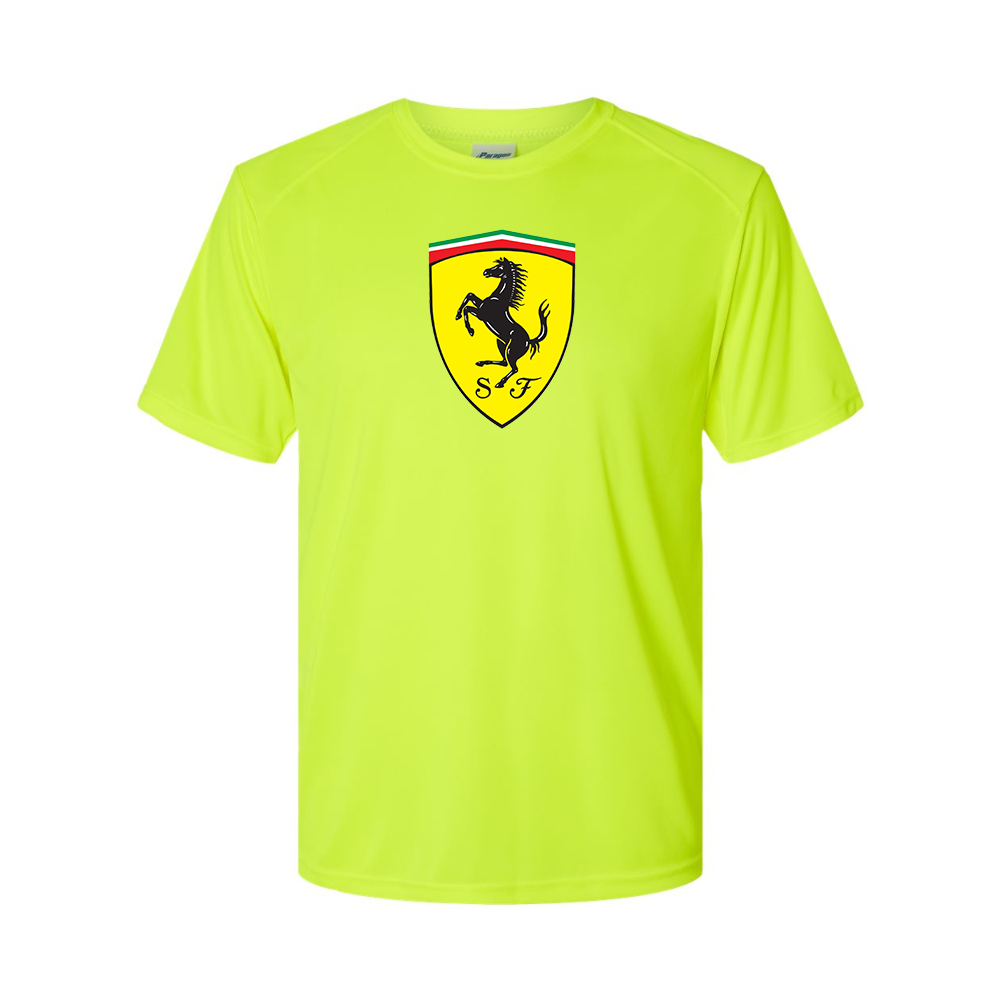 Men’s Ferrari Motorsport Car Polyester T-Shirt