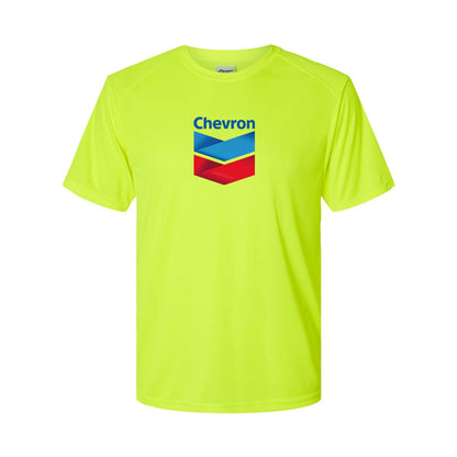 Men's Chevron Gas Station  Polyester T-Shirt
