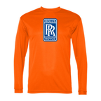 Men's Rolls Royce Car -  Polyester Long Sleeve T-Shirt