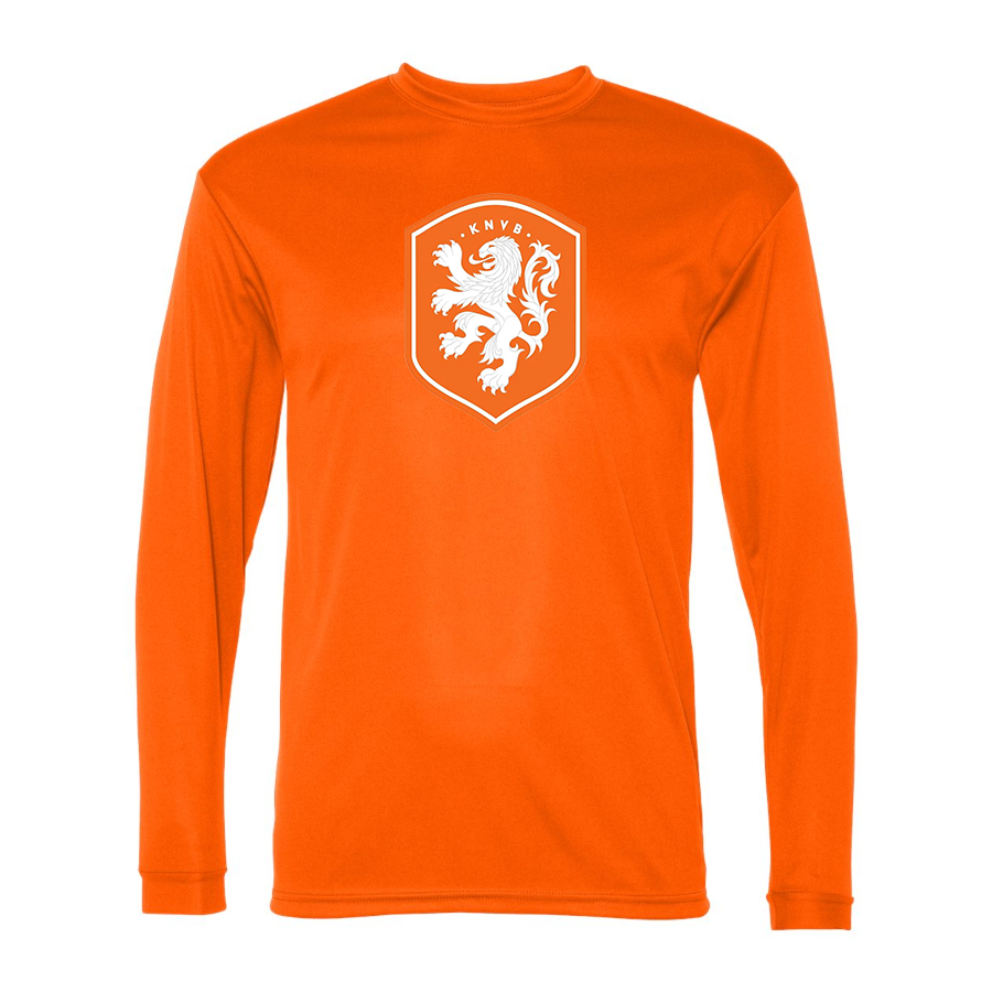 Men’s Netherlands National Soccer Team - C2 Sport - Performance Long Sleeve T-Shirt - 5104