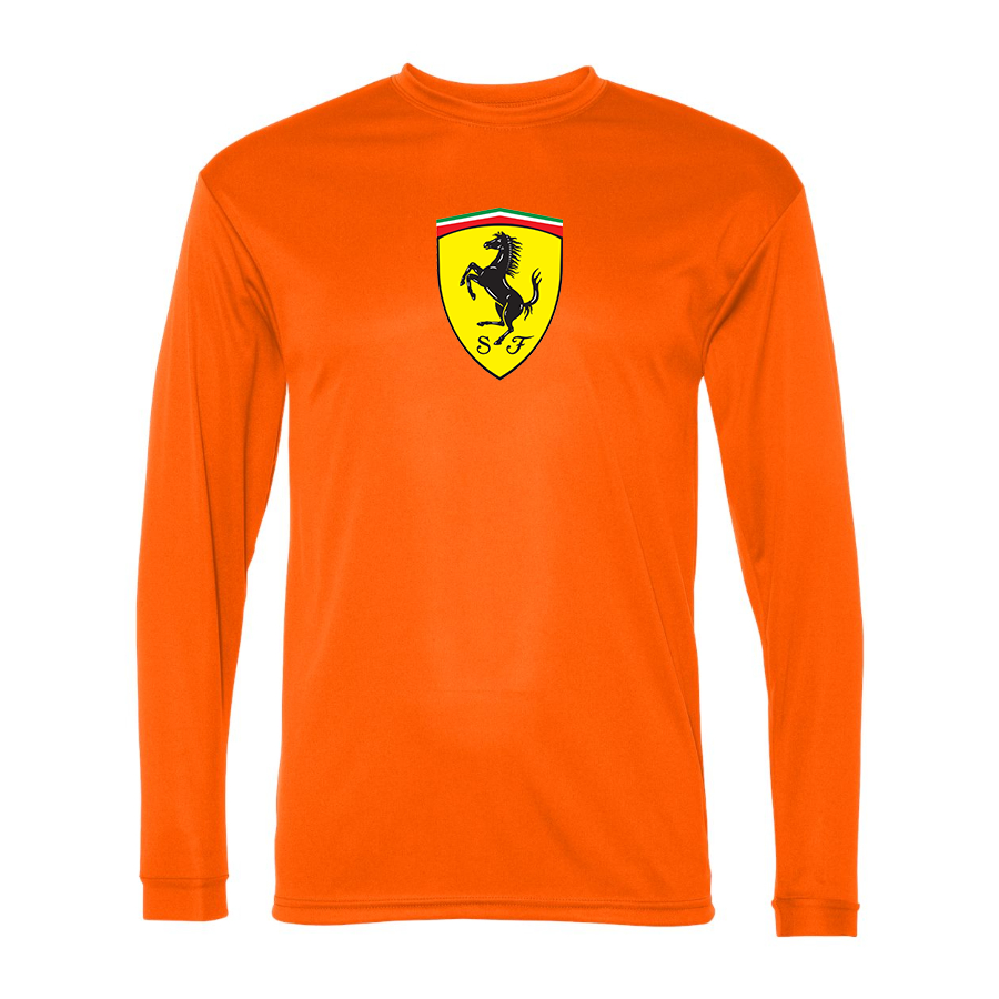 Men’s  Ferrari Motorsport Car - C2 Sport - Performance Long Sleeve T-Shirt - 5104