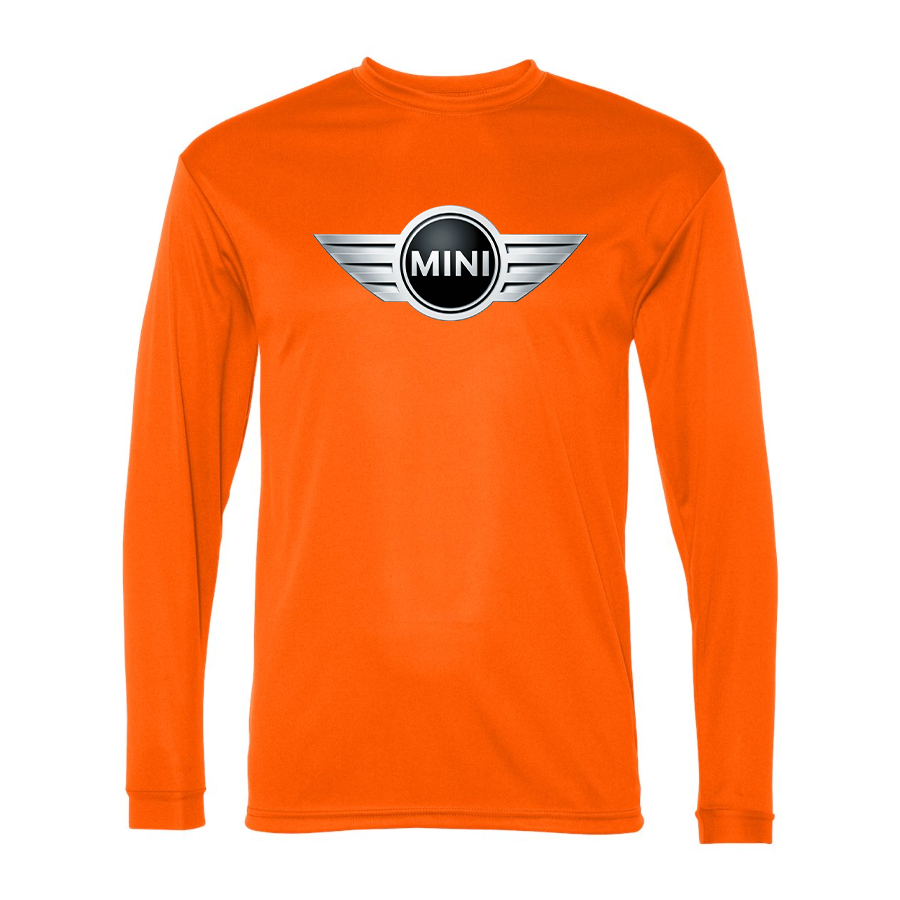Men's Mini Cooper Car NEW -  Polyester Long Sleeve T-Shirt