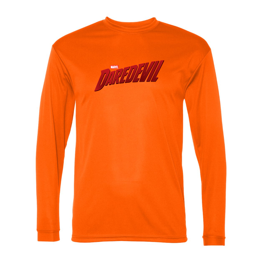 Men’s Daredevil Marvel-  Polyester Long Sleeve T-Shirt