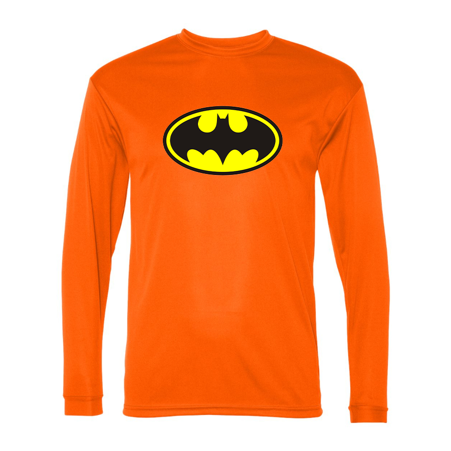 Men’s DC Comics Batman- C2 Sport - Polyester Long Sleeve T-Shirt - 5104