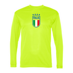 Men’s Italy National Soccer Team  - C2 Sport - Performance Long Sleeve T-Shirt - 5104
