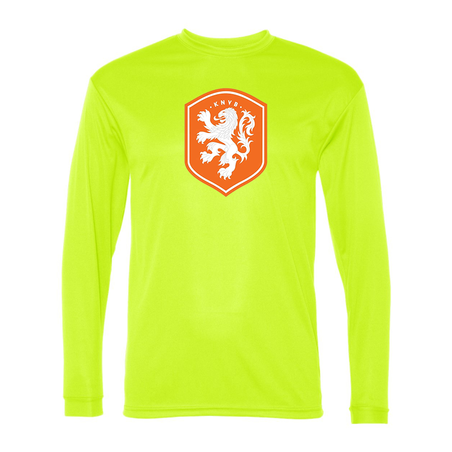 Men’s Netherlands National Soccer Team - C2 Sport - Performance Long Sleeve T-Shirt - 5104