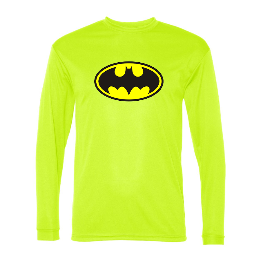 Men’s DC Comics Batman- C2 Sport - Polyester Long Sleeve T-Shirt - 5104
