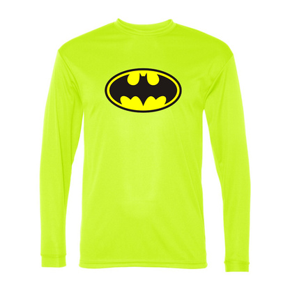 Men’s DC Comics Batman- C2 Sport - Polyester Long Sleeve T-Shirt - 5104