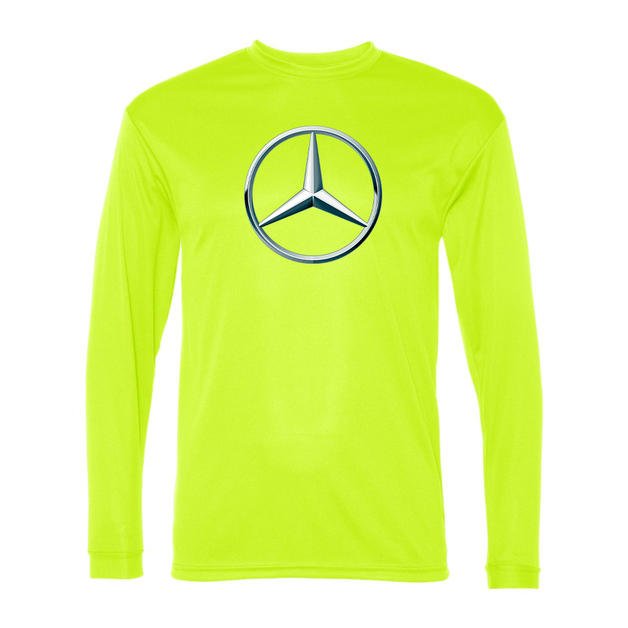 Men's Mercedes-Benz Car NEW -  Polyester Long Sleeve T-Shirt