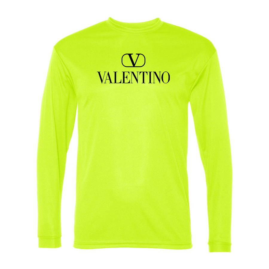 Men's Valentino Polyester Long Sleeve T-Shirt