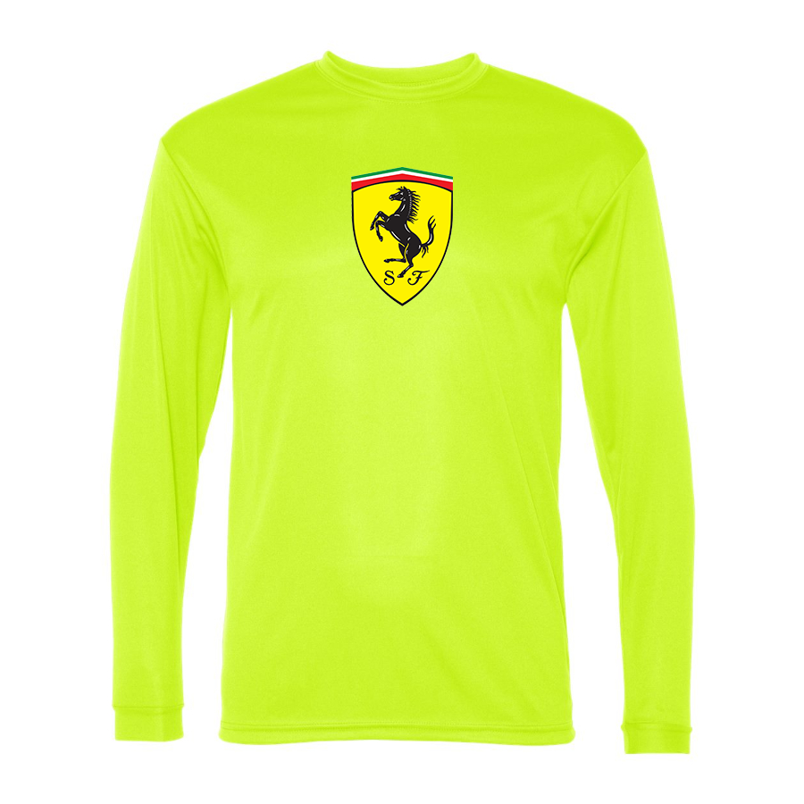 Men’s  Ferrari Motorsport Car - C2 Sport - Performance Long Sleeve T-Shirt - 5104