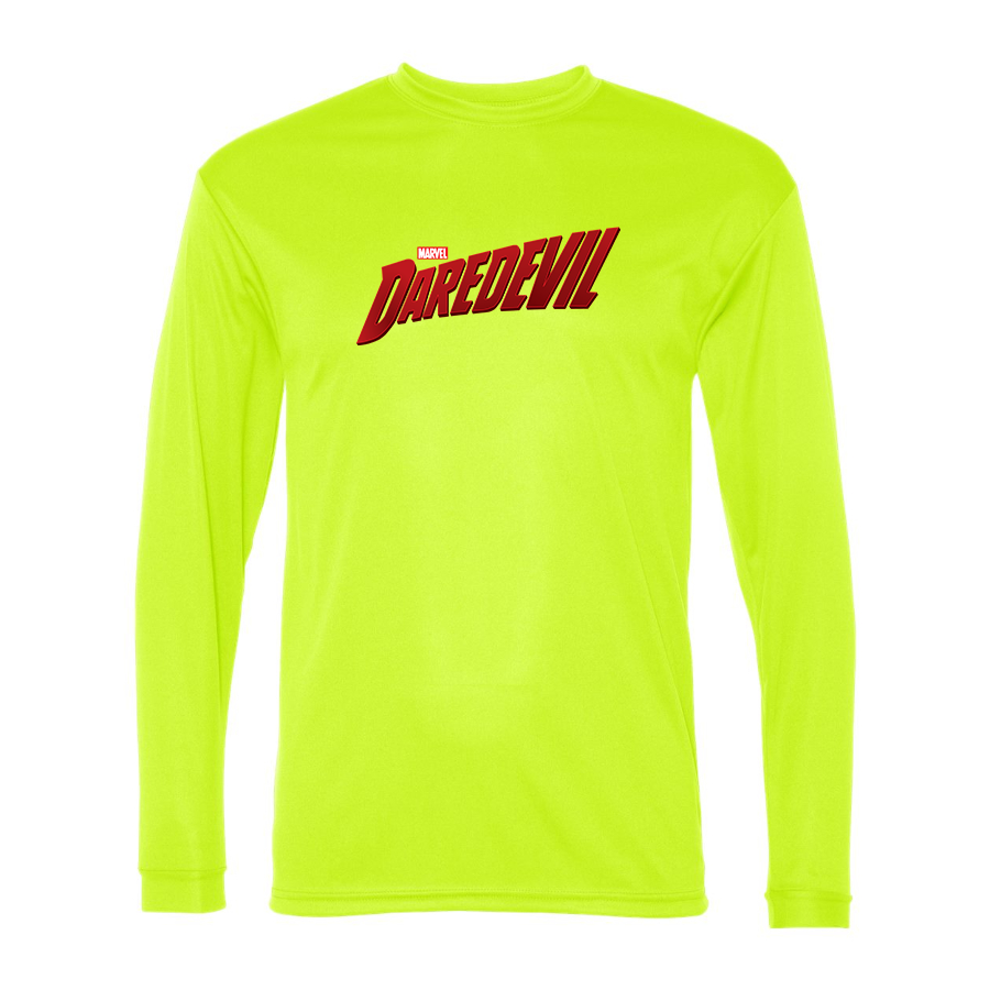 Men’s Daredevil Marvel-  Polyester Long Sleeve T-Shirt