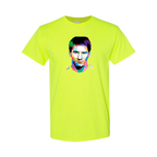Youth Kids Lionel Messi Face Art Soccer Cotton T-Shirt